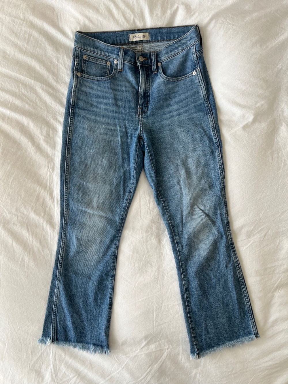 Madewell Jeans Cali Demi Boot, Medium Wash, Size 27